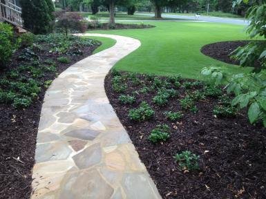 Flagstone Sidewalks